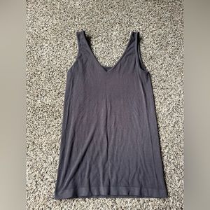 Grey athletic tank top
